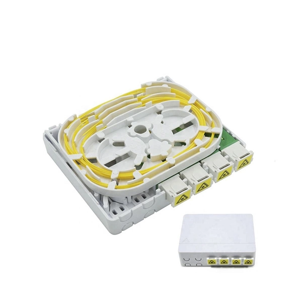White optical power meter with battery installed