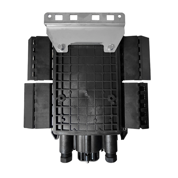 What is the interface at the back of the fiber optic panel 